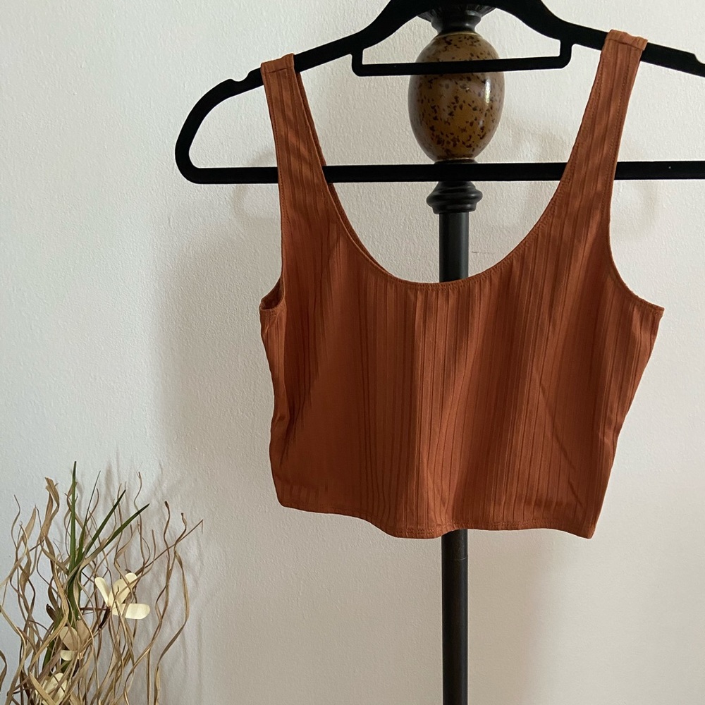 Orange VENUS Crop Top